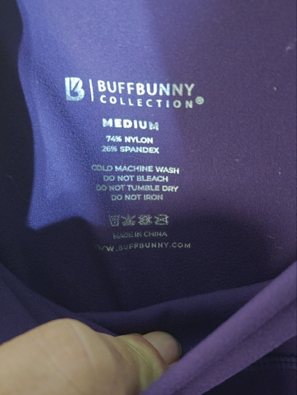 BuffBunny Legacy Deep Purple High-Waist Leggings - Picture 2 of 4